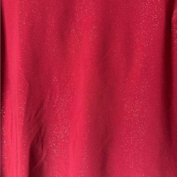 Shimmery Red Quarter Sleeve Top - Picture 6 of 6